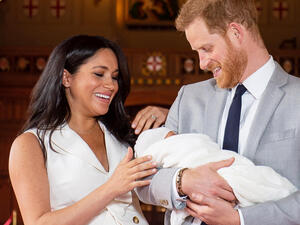 الأمير هاري وميغان ماركل وابنهما آرتشي