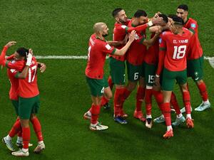 Stars celebrate Morocco's historic win 