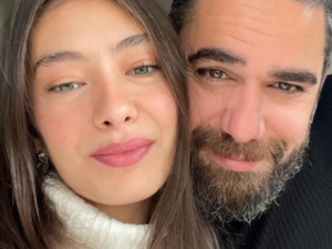 Neslihan and Doğulu on the cover of InStyle