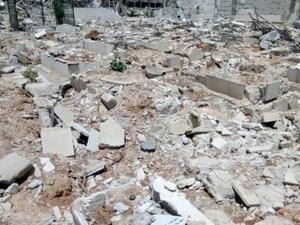 القوات الروسيّة تغادر مقبرة مخيّم اليرموك بعدما حرثتها بحثا عن رفات إسرائيليين