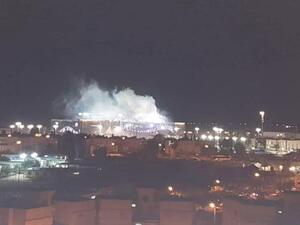 سقوط صاروخ بالقرب من ملعب تيرنر في بئر السبع