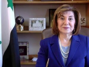 بثينة شعبان مستشارة الرئيس السوري بشار الاسد