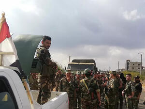 قوات تابعة للحكومة السورية في درعا