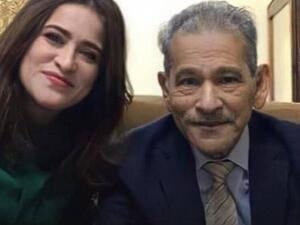 إيزيس مع والدها المفكر الراحل سيد القمني