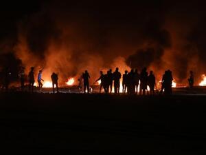 إصابة 18 فلسطينيا خلال تصدي الجيش الاسرائيلي لتظاهرة على حدود غزة
