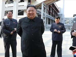 الزعيم الكوري الشمالي كيم جونغ اون