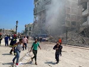 انفجار هائل يدمر فندقا في العاصمة الكوبية هافانا (فيديو)