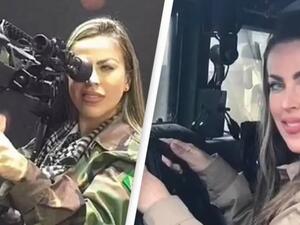 مقتل عارضة برازيلية تطوعت كقناصة بالجيش الأوكراني خلال قصف روسي (صور)