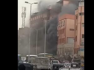السيطرة على حريق هائل بمستشفى في القاهرة