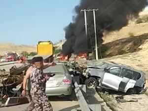 وفاة 12 شخصا بحادثي سير مروعين في الاردن