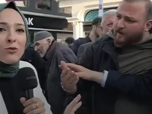 "الاعتداء" على مراسلة الجزيرة في تركيا (فيديو)