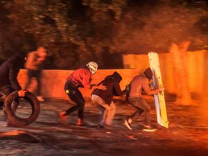 مستوطنون يهاجمون قريتي سبسطية وبرقة بمساندة الجيش الاسرائيلي