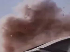 لحظة الانفجار الذي استهدف قيادات عسكرية في بنغازي