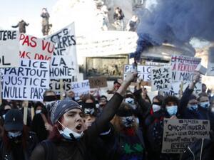 مظاهرات حاشدة في فرنسا ضد قانون يحمي أفراد الشرطة