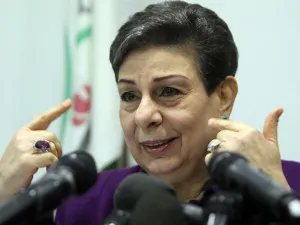 عضو اللجنة التنفيذية لمنظمة التحرير الفلسطينية حنان عشراوي