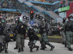 تظاهرة في هونغ كونغ احتجاجا على مشروع قانون "للأمن القومي"