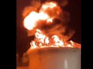 إصابة خط أنابيب وقود رئيسي بهجوم صاروخي من قطاع غزة.. فيديو