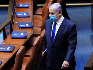 رئيس الحكومة الإسرائيلية، بنيامين نتنياهو خلال احدى جلسات الكنيست