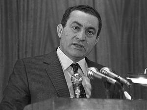 الرئيس المصري الأسبق، حسني مبارك