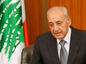 زعيم حركة امل اللبنانية نبيه بري