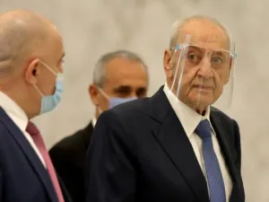 نبيه بري، رئيس مجلس النواب اللبناني وزعيم حركة أمل الشيعية