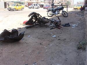 قتيلان بانفجار دراجة نارية في مدينة عفرين السورية