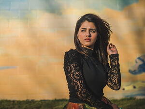 Quratulain Balouch live at Bollywood Parks