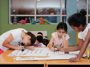 Children interacted and engaged with the first camp due to its rich content and diverse ideas.