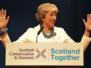 Britain's Prime Minister Theresa May (AFP)