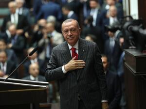 President of Turkey and leader of Turkey's ruling Justice and Development (AK) Party Recep Tayyip Erdogan (AFP)