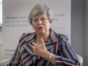 Britain's Prime Minister Theresa May (AFP)