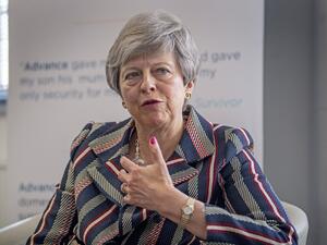 Britain's Prime Minister Theresa May (AFP)