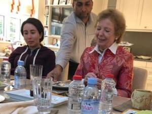 Last year, Princess Haya arranged a controversial Princess Latifa ‘proof of life’ visit from Ireland's Mary Robinson (Twitter)