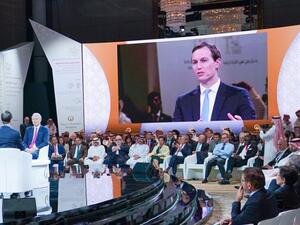 Kushner opened the workshop declaring that he wanted to offer a ‘vision of what is possible with peace’ (Twitter)