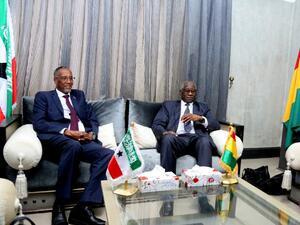 The President of the Republic of Somaliland, H.E  @musebiihi has safely landed at Gbessia International Airport in Conakry, Guinea (Twitter)