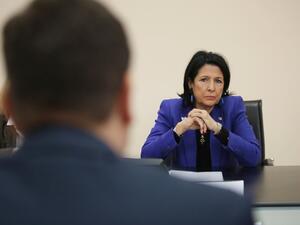 Georgian President Salome Zourabichvili (Twitter)