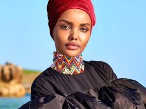 Muslim fashion model Halima Aden (Twitter)