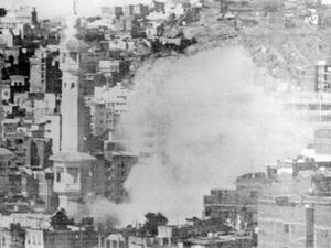 Events surrounding the 1979 terrorist attack at the Makkah Grand Mosque orchestrated by Juhaiman Al-Otaibi and his group of followers (Twitter)