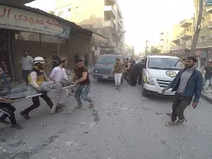 Regime attacked in Syria (Twitter)
