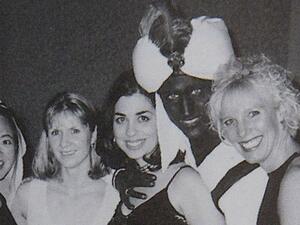 Justin Trudeau’s  brownface for an “Arabian Nights” party (Twitter)