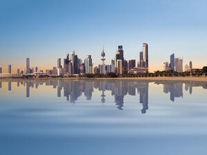 Peaceful view of Kuwait cityscape (Shutterstock)	
