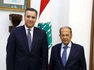  أديب بعد تكليف الرئيس ميشال عون رسميا له بتشكيل الحكومة