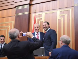  نبية بري رشح سعد الحريري لرئاسة الحكومة