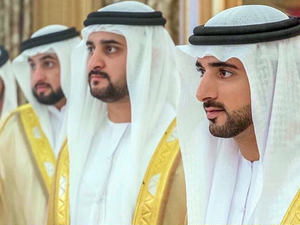 أبناء محمد بن راشد حمدان ومكتوم وأحمد