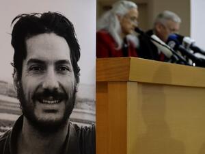 كانت الحكومة الأمريكية ذكرت أن أن تايس فقد في سوريا بآب/ أغسطس 2012 قرب العاصمة دمشق