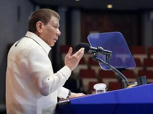  الرئيس الفيليبيني رودريغو دوتيرتي