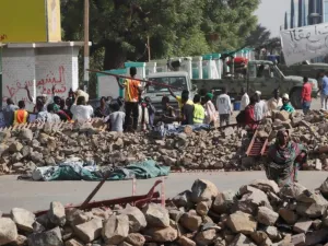 اغلاق أشهر الشوارع المؤدية إلى القصر الرئاسي في السودان