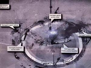 صورة نشرها ترامب تثبت فشل إيران بإطلاق الصاروخ الفضائي