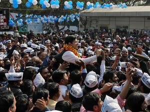 هزيمة ساحقة للحزب الحاكم في انتخابات محلية بالعاصمة الهنديه