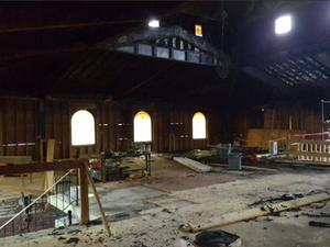 احراق مسجد في ولاية كونيتيكت الأمريكية